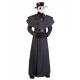 Classic Plague Doctor Halloween Black Wool Coat Classic Plague Doctor Halloween Black Wool Coat