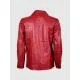Classic Red Leather Coat Classic Red Leather Coat
