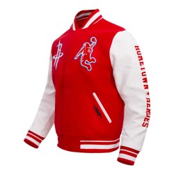 Classic Rib Houston Rockets Varsity Jacket