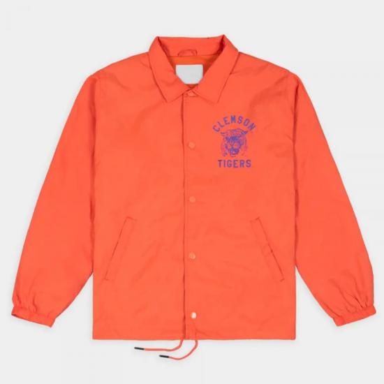 Clemson Tigers Vintage Logo Coaches Jacket
