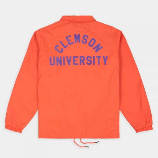 Clemson Tigers Vintage Logo Coaches Jacket