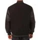Cleveland Browns Black Varsity Wool/Leather Jacket Cleveland Browns Black Varsity Wool/Leather Jacket