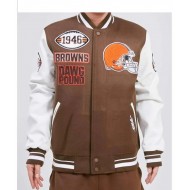 Cleveland Browns Mash Up Varsity Jacket