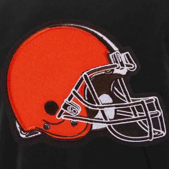 Cleveland Browns Two-Tone Varsity Wool/Leather Jacket Cleveland Browns Two-Tone Varsity Wool/Leather Jacket