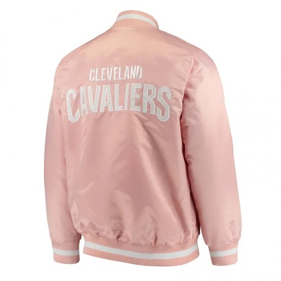 Cleveland Cavaliers Pink Satin Jacket