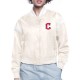 Cleveland Guardians Printed Logo Varsity Satin Jacket Cleveland Guardians Printed Logo Varsity Satin Jacket