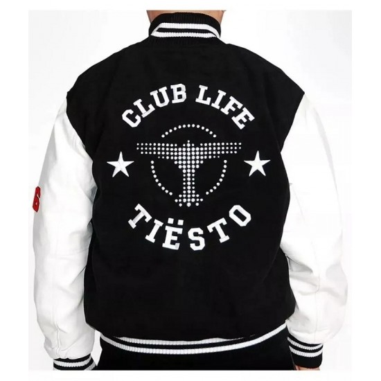 Club Life Tiesto Letterman Varsity Jacket Club Life Tiesto Letterman Varsity Jacket