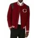 Club Monaco The Perfect Varsity Red Wool Jacket Club Monaco The Perfect Varsity Red Wool Jacket