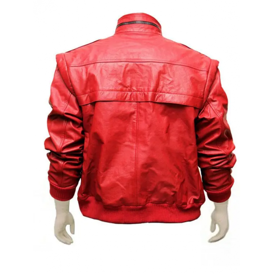 Cobra Kai Karate Kid Red Leather Jacket