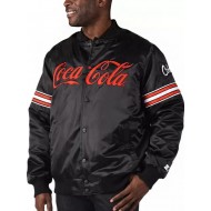 Coca Cola Black Bomber Varsity Jacket