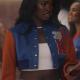 Coco Jones Bel Air S03 Crop Varsity Jacket Coco Jones Bel Air S03 Crop Varsity Jacket