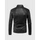 Collared Leather Jacket