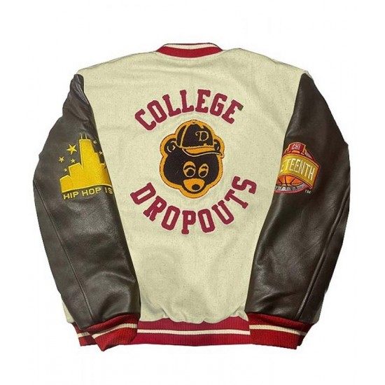 College Dropouts Hip Hop is Back Letterman Jacket College Dropouts Hip Hop is Back Letterman Jacket