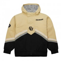 Colorado Buffaloes Throwback Retro Gold Black Windbreaker Jacket