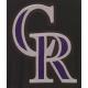 Colorado Rockies Accent Gray and Black Varsity Wool Jacket Colorado Rockies Accent Gray and Black Varsity Wool Jacket