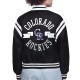 Colorado Rockies Printed Logo Varsity Satin Jacket Colorado Rockies Printed Logo Varsity Satin Jacket