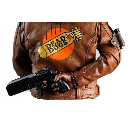 Colt Vahn Deathloop Brown Leather Jacket Costume Colt Vahn Deathloop Brown Leather Jacket Costume
