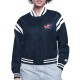 Columbus Blue Jackets Printed Logo Varsity Satin Jacket Columbus Blue Jackets Printed Logo Varsity Satin Jacket