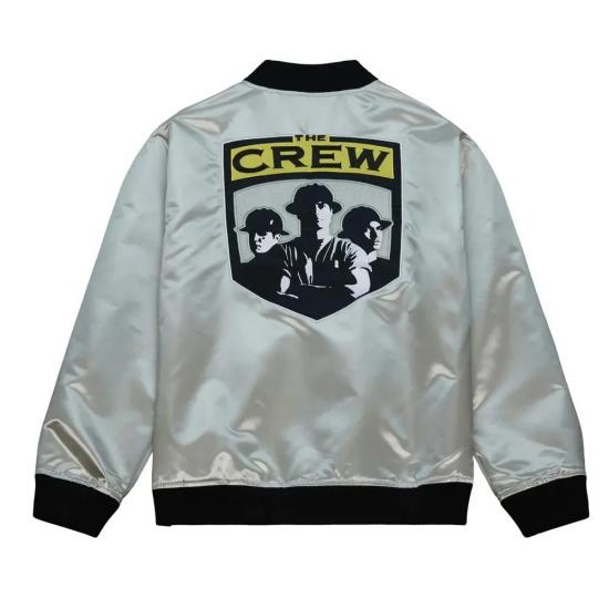 Columbus Crew Silver Satin Jacket Columbus Crew Silver Satin Jacket