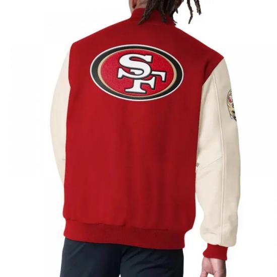 Complete Game San Francisco 49ers Varsity Jacket Complete Game San Francisco 49ers Varsity Jacket