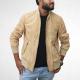 Cream Color Bomber Jacket