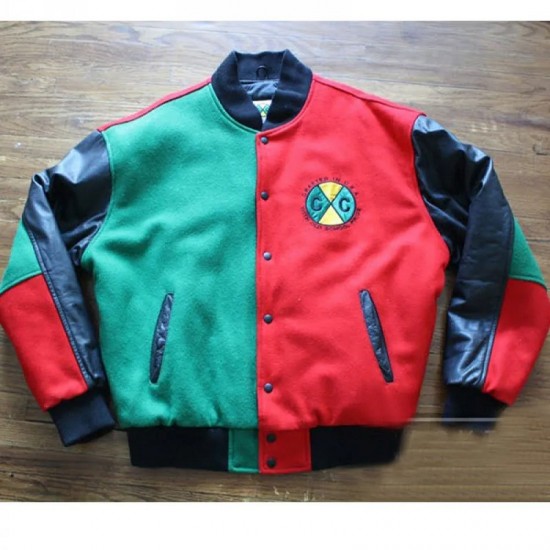 Cross Colours Letterman Jacket Cross Colours Letterman Jacket