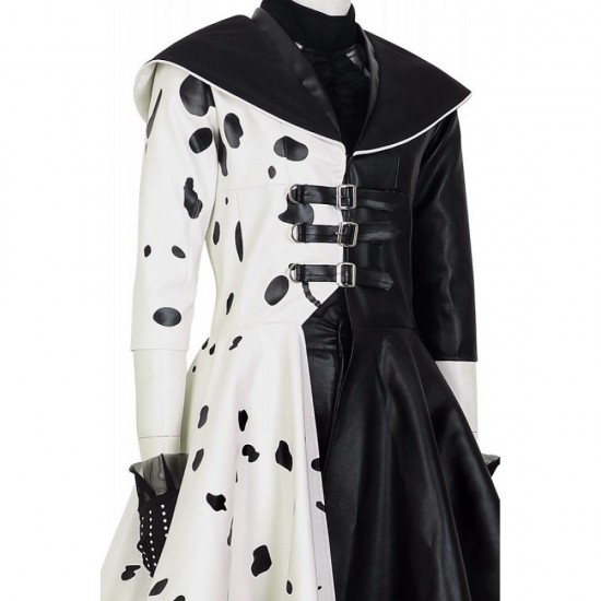 Cruella De Vil Cosplay Costume Adult Women Cruella