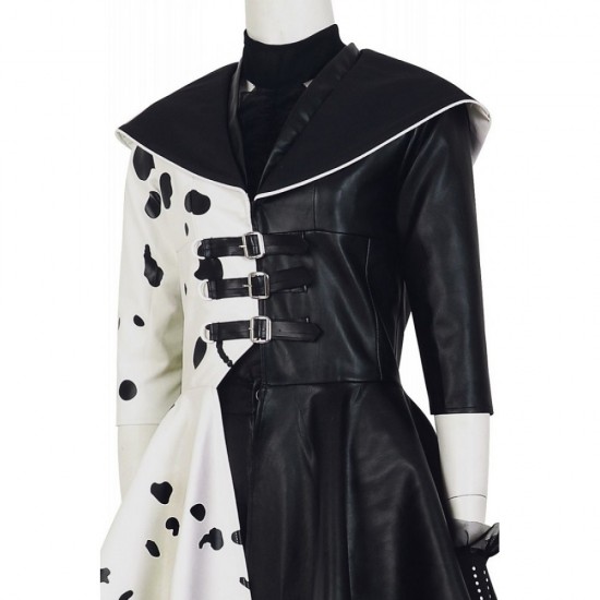 Cruella De Vil Cosplay Costume Adult Women Cruella