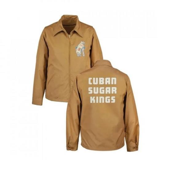 Cuban Sugar Kings Full Zip Brown Jacket