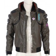 Cyberpunk 2077 Bomber Leather Jacket