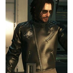 Cyberpunk 2077 Johnny Silverhand Leather Jacket