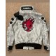 Cyberpunk 2077 Wax White Leather Jacket Cyberpunk 2077 Wax White Leather Jacket