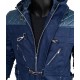 DMC Devil May Cry 5 Nero Blue Trench Hooded Coat Jacket DMC Devil May Cry 5 Nero Blue Trench Hooded Coat Jacket