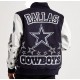 Dallas Cowboys 5X Super Bowl Champions Mash Up Varsity Jacket