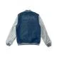 Dallas Cowboys Gray and Blue Wool/Leather Varsity Jacket