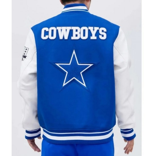 Dallas Cowboys Mash Up Varsity Jacket Dallas Cowboys Mash Up Varsity Jacket