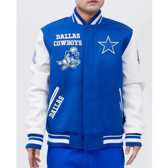 Dallas Cowboys Mash Up Varsity Jacket Dallas Cowboys Mash Up Varsity Jacket