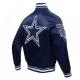 Dallas Cowboys Mashup Classic Rib Satin Jacket