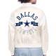 Dallas Cowboys Printed Logo Varsity Satin Jacket