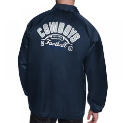 Dallas Cowboys Retro Logo Coaches Jacket