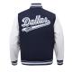 Dallas Cowboys Script Tail Classic Rib Varsity Jacket