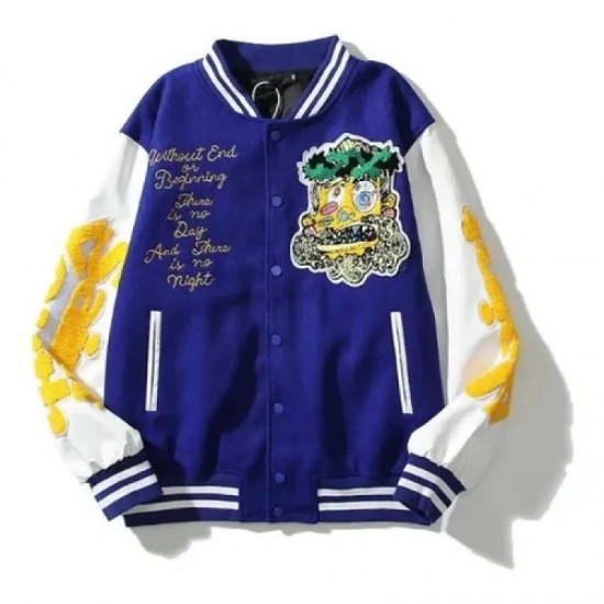 Damar Hamlin Super Bowl Blue Varsity Jacket Damar Hamlin Super Bowl Blue Varsity Jacket