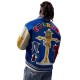Damar Hamlin Super Bowl Blue Varsity Jacket Damar Hamlin Super Bowl Blue Varsity Jacket