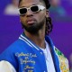 Damar Hamlin Super Bowl Blue Varsity Jacket Damar Hamlin Super Bowl Blue Varsity Jacket