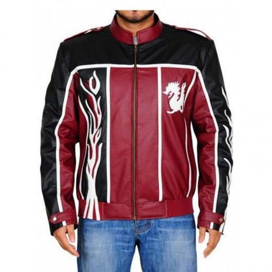 Daniel Bryan WWE Black And Red Leather Jacket Daniel Bryan WWE Black And Red Leather Jacket