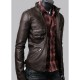 Dark Brown Zip Pocket Jacket Dark Brown Zip Pocket Jacket