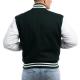 Dartmouth Green Wool Body & White Sleeves Letterman Jacket