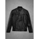David Beckham Black Stylish Leather Jacket David Beckham Black Stylish Leather Jacket