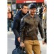 David Beckham Brown Leather Jacket David Beckham Brown Leather Jacket