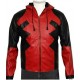 Deadpool Leather Hoodie Costume Deadpool Leather Hoodie Costume
